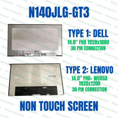 Lenovo 5d10v82455 Display Fru Inx 14.0'' N140jlg-gt3 B1