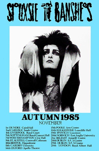 Siouxsie And The Banshees - 1985 - Concert Poster | eBay