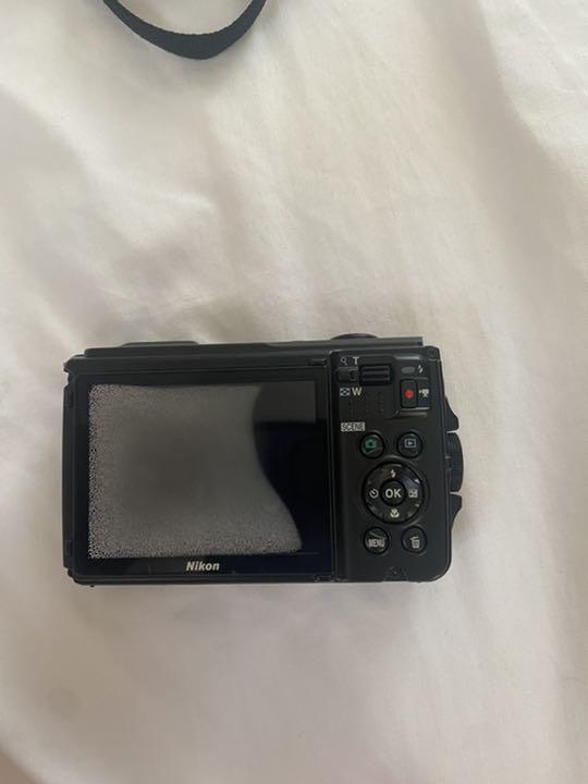 Nikon Digital Camera COOLPIX W300 BK Black Waterproof Used Junk