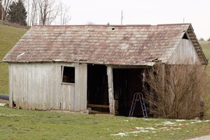 Early 1900 S Hand Hewn Beams With Slate Roof 24x18 Old Barn