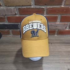 Milwaukee Brewers baseball hat Fan Favorite MLB hook and loop adjustable