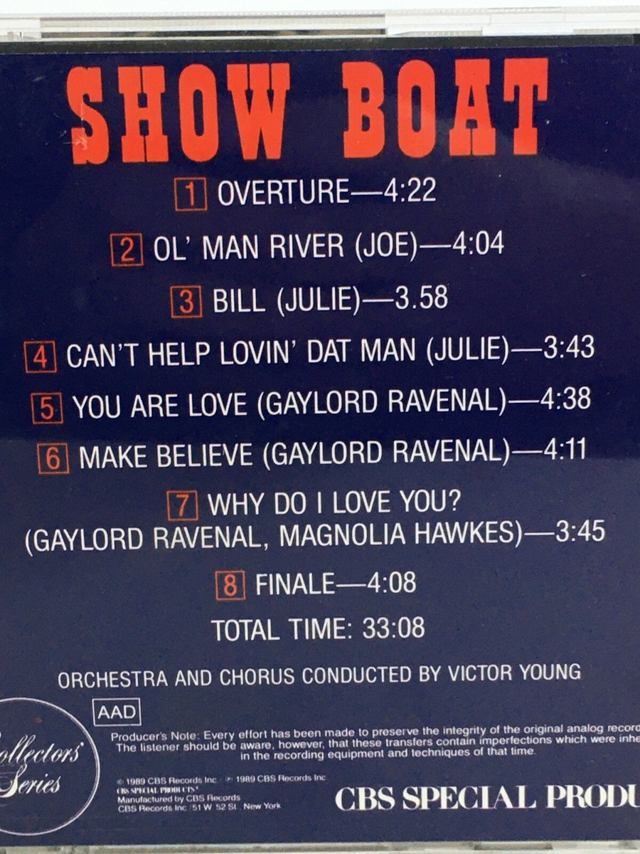 Here Comes the Showboat Music CD Musical CBS Special Products | eBay