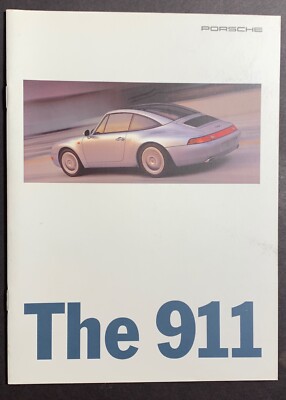 ORIGINAL! 1996 Porsche 911  Sales Brochure
