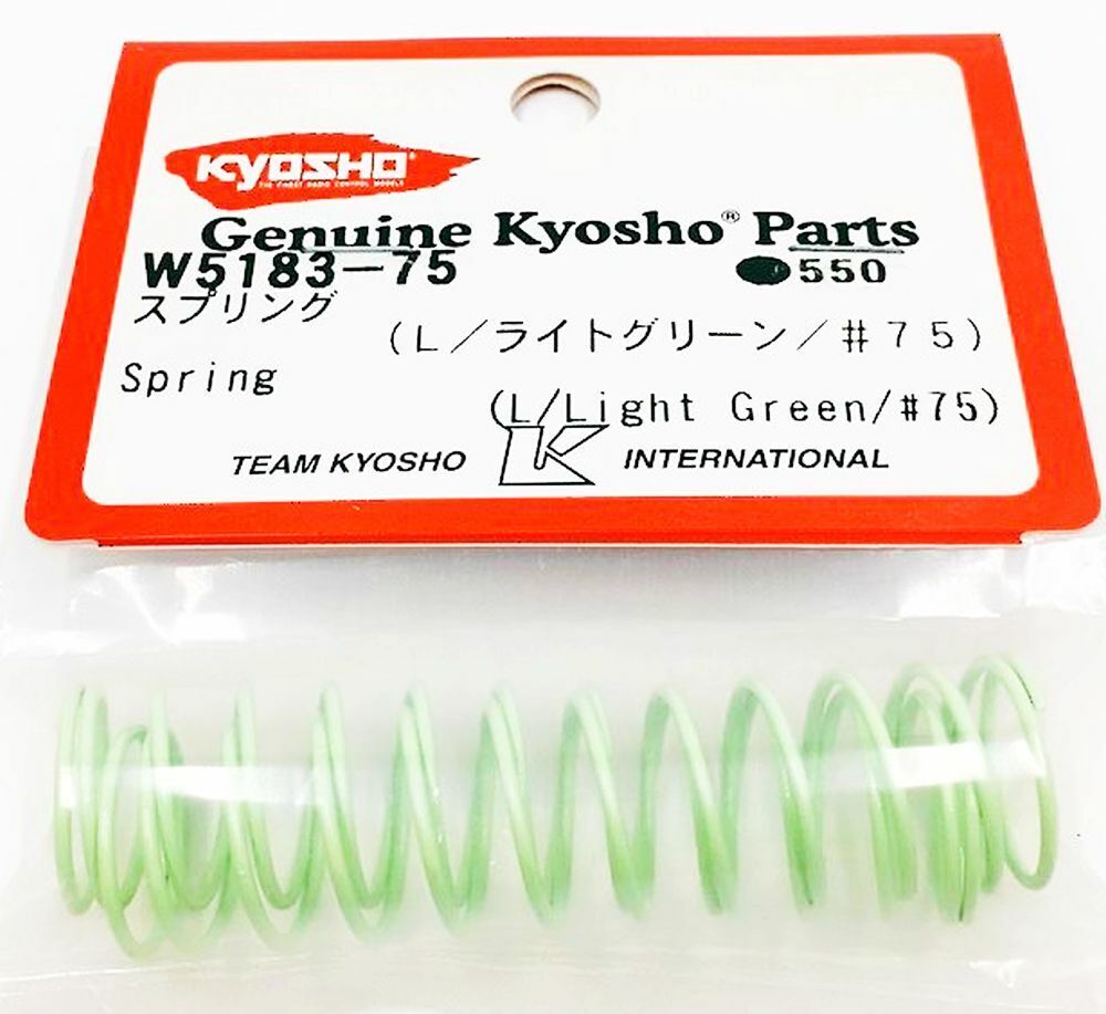 Kyosho W5183-75 Spring ( Large / Light Green / #75 ) for RC Laxer ZX-5  Model Car