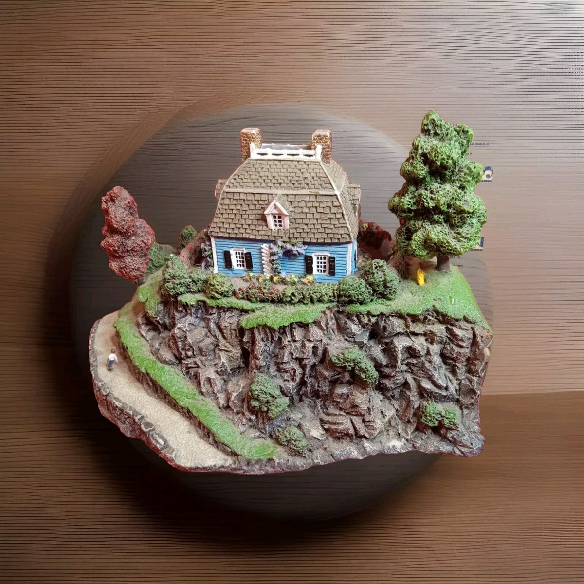 ~売り切りSALE~【ダンバリーミント】Fisherman's Cove The Danbury Mint Fisherman's Cove By Colin Gough Blue Mansion | eBay