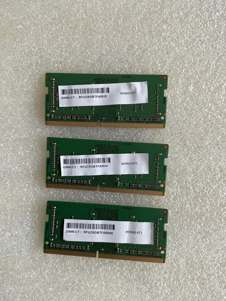 (lot of3) Micron 4GB 1Rx16 PC4 2400T Laptop Memory MTA4ATF51264HZ-2G3B1 - Image 2 of 2
