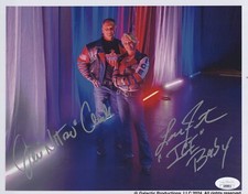 American Gladiators Nitro & Ice photo signed by Dan Clark & Lori Fetrick JSA COA
