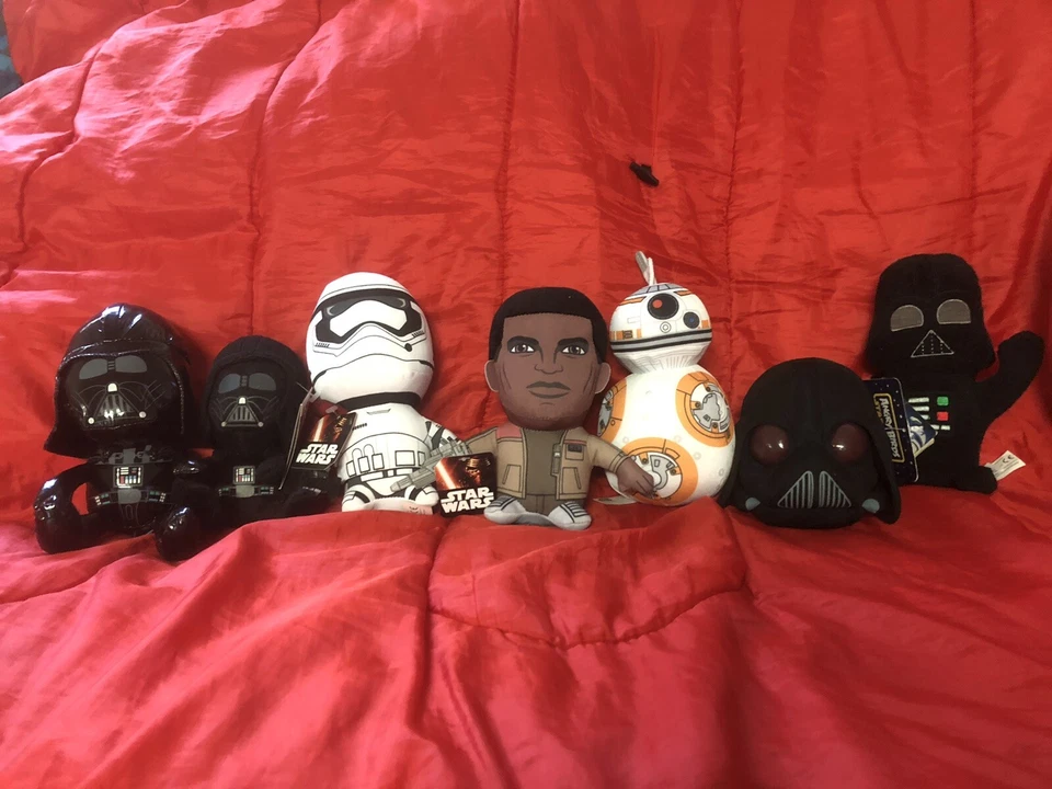 Lote de 7 personajes de peluche de Star Wars Foto 2 de 4