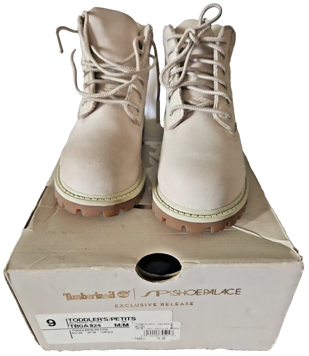 Stivali Timberland bambino Petits 9" beige impermeabili con scatola. Avvisa solo una volta