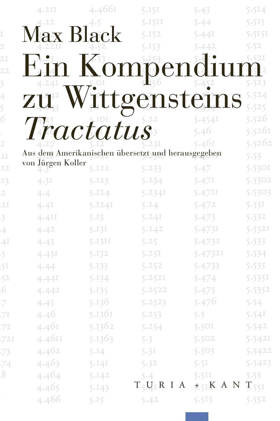 Thumbnail - Ein Kompendium Zu Wittgensteins Tractatus Max Black