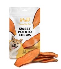 Sweet Potato Chews, Single Ingredient Dog Treats for Vegetarian, All Natural ...