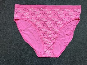 Lot 5 Victoria's Secret sz L High-Leg Brief Cotton Logo Panty Bundle Pack