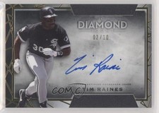 2022 Topps Diamond Icons Black 2/10 Tim Raines #DIA-TR Auto HOF 04br
