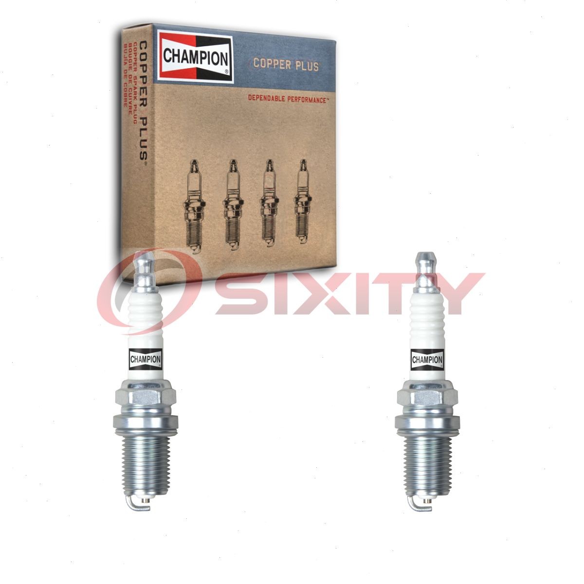 2 pc Champion Copper Plus 71-1 Spark Plugs for RC12YC 7938 696798 696073 ra
