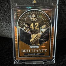 2023 Prizm Draft Picks Brilliance Orange Pulsar 45/49 Ronnie Lott 