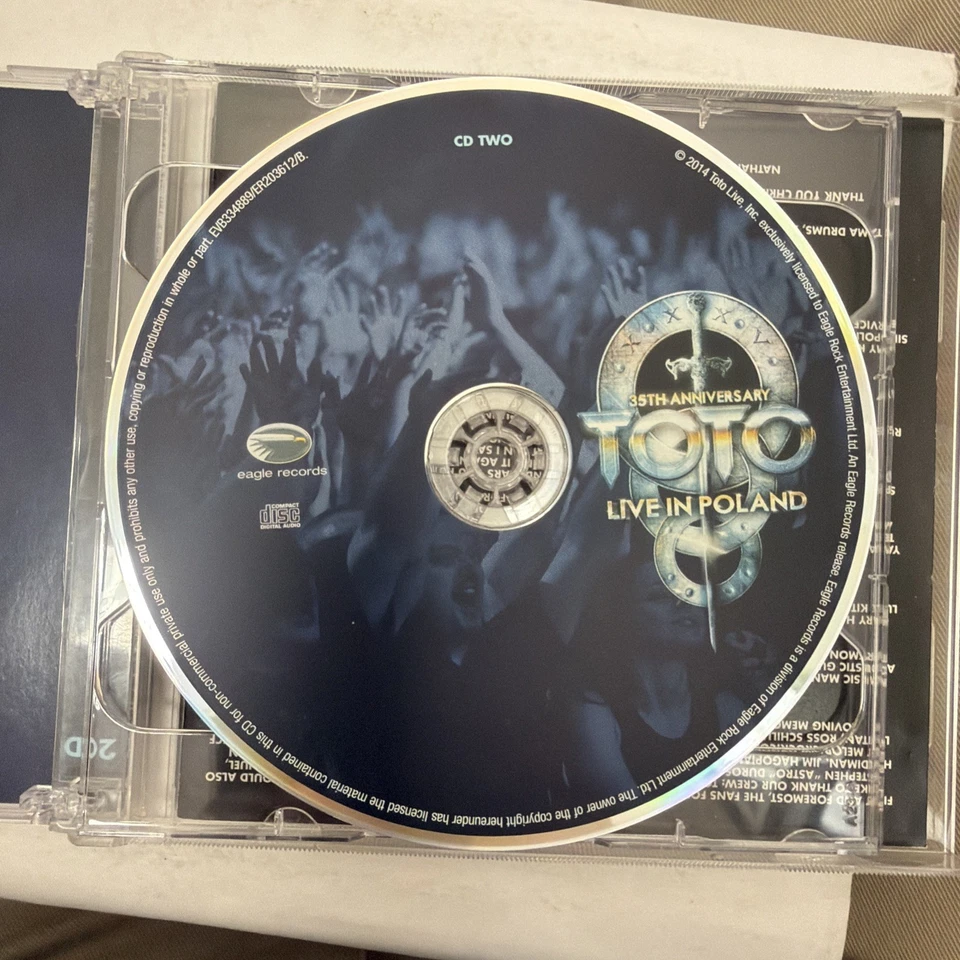 Toto 35th Anniversary Tour Live in Poland 2013 2-Disc CD Set, Africa Rosanna - Image 4 of 4