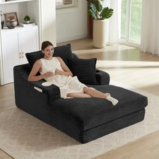 47.24'' Modern Comfortable Cushioned Compression Sofa, Lounge Chair for Bedroom