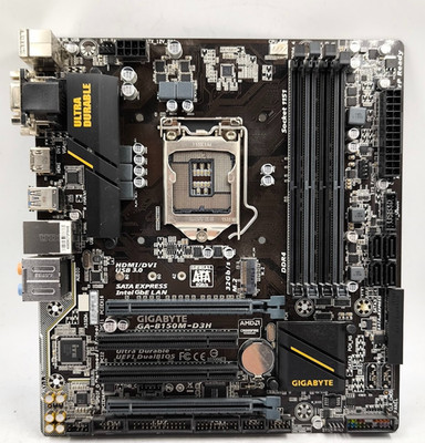 Gigabyte GA-B150M-D3H Mainboard Nicht Funktionierend Für Ersatzteile
