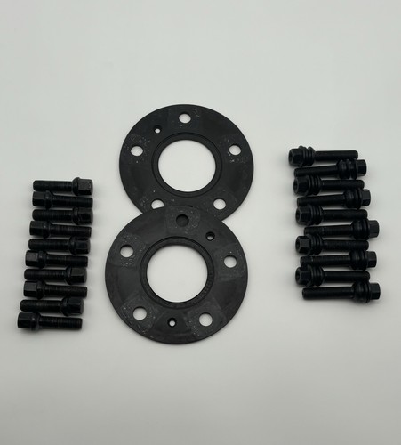 H&R TRAK+ Hubcentric Wheel Spacers Pair w/ 20 Extended Lug Bolts 5x130 Porsche
