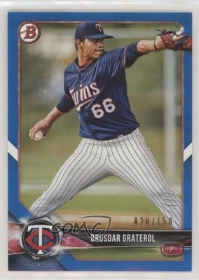 2018 Bowman Draft Blue 28/150 Brusdar Graterol #BD-3 i5q