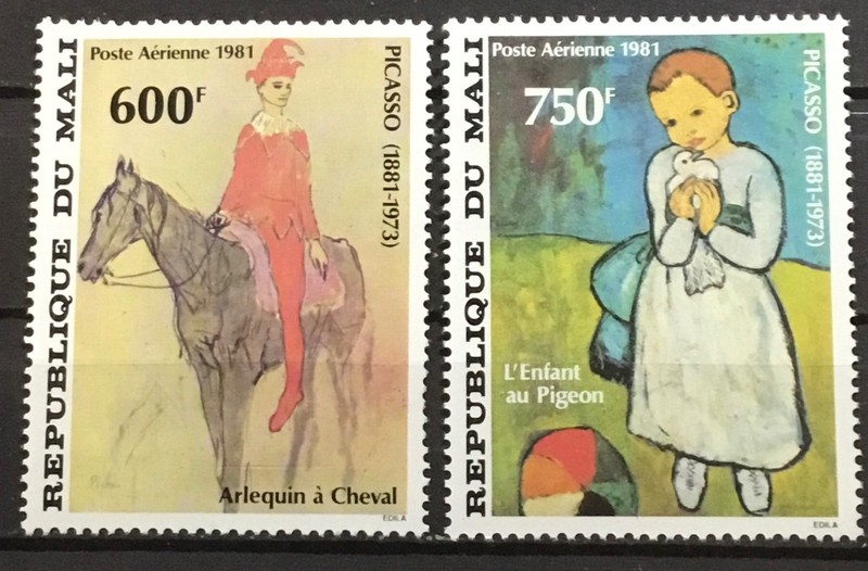 MALI #C434-C435. PICASSO PAINTINGS.    MNH