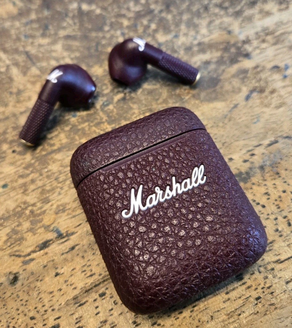 🔥Limited Edition Burgundy Very Rare Marshall Minor III Wireless