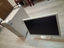 Power Mac G5 Steel Silver Tower And Cinema Display 22" DVI Monitor