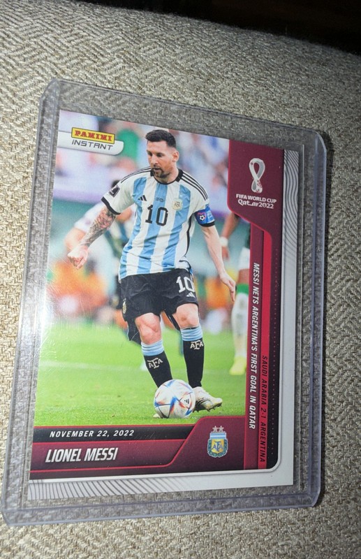 2022 Panini Instant FIFA World Cup Qatar - Lionel Messi #1/796 First on Print