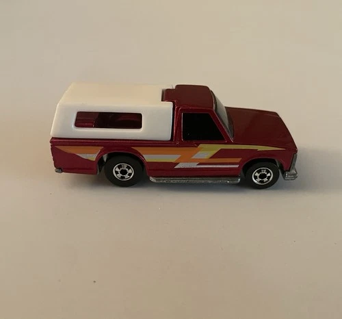 Hot Wheels Vintage 1986 Crack Ups Back Biter Red Pickup Truck Hong Kong - Loose