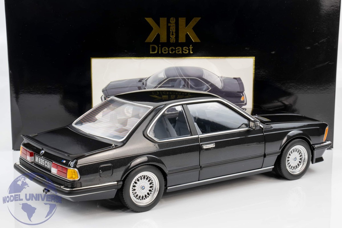 KK Scale - 1:12 BMW M635 CSI 1987 Black Metallic (KKDC120163