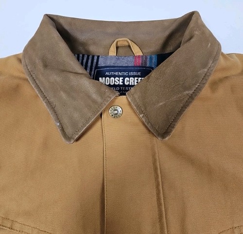 Vintage Moose Creek Duck Canvas Feldjacke Herren LRG Decke gefüttert Hausarbeit Scheune Feld - Bild 4 von 24