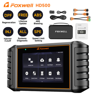 FOXWELL HD500 Diesel Heavy Duty Truck HD OBD OBD2 Diagnostic Scanner DPF Regen
