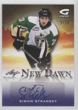 2016 Leaf Genesis New Dawn Purple 9/10 Simon Stransky #ND-SS3 Auto 0bz