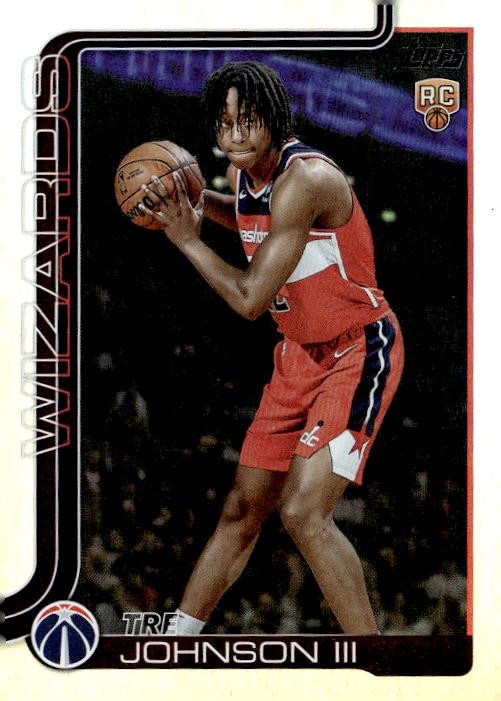 2025-26 Topps #206 Tre Johnson III Holo Foil