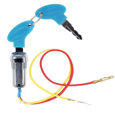 2 Wires Ignition Switch Key Starter Switch with 2 Keys  On-Off Fit for 