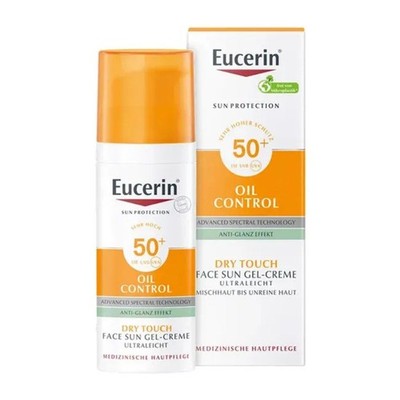 Eucerin Oil Control Face Sun Gel-Creme LSF 50+, 50 ml Creme 10832664