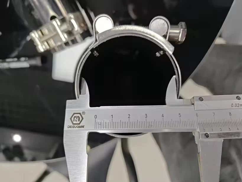 2 TERMINALI SCARICO ACCIAIO INOX 51mm - 130mm STELVIO Alfa Romeo FINALINI - Imagen 3 de 4