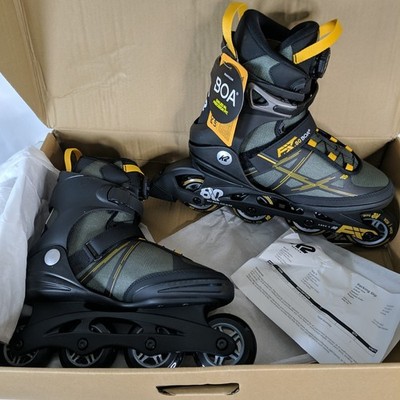 K2 FIT 80 BOA Inline Skates Rollerblades Mens 9.5 80mm Wheels Abec 5 Bearings