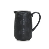 Keramik-Wasserkrug FüR MilchsäFte 1,0 L Geometrie Schwarz Maestro MR-20003-55