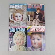 Doll Reader Magazine 1990 1991 - 4pc Lot Vintage 9245