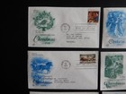 CHRISTMAS USA First Day Cover Lot 10 Different ARTCRAFT Cachets 70's & 80's — photo 2