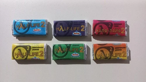 Half-Life 2 Games Unopened Chewing Bubble Gums ORIGINAL!