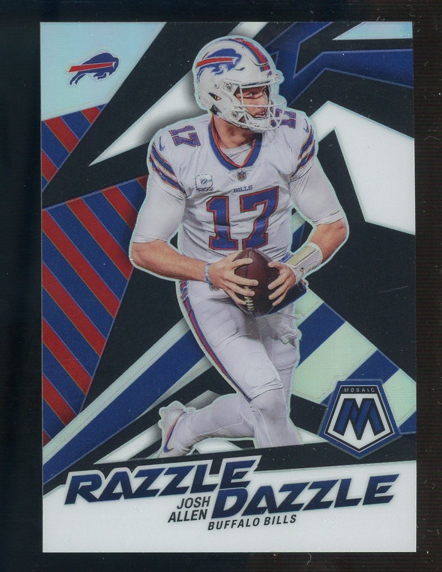 2022 Panini Mosaic Razzle Dazzle #RD-3 Josh Allen Bills SSP CASE HIT