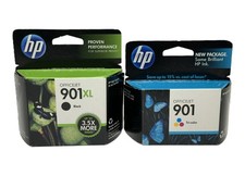Genuine HP 901XL Black 901 Tri-Color Ink Cartridge Factory Sealed 2011-2013