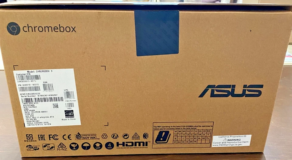 ASUS ChromeBox 3 Desktop w/ Intel Celeron 3865U, 4GB & 32GB SSD  - Image 2 of 4