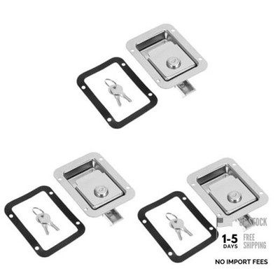 3PCS Paddle Latch,Truck Tool Box Latch Paddle Lock Replacement Handle with
