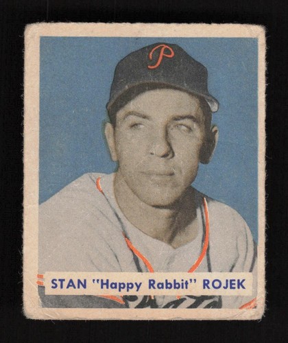 1949 Bowman #135 Stan "Happy Rabbit" Rojek FR - Picture 1 of 2