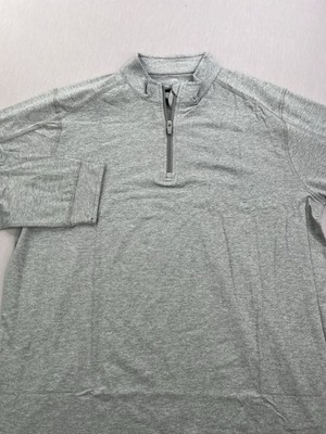Tasc Performance Carrollton 1/4 Zip Shirt/Sweater  Soft Mens XL Heather Gray NWT
