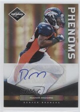 2011 Panini Limited Phenoms Monikers Gold 22/25 Rahim Moore #189 Auto 0a2