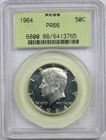 1964 50C PCGS/OGH Proof PR 66 Kennedy Silver Half Dollar